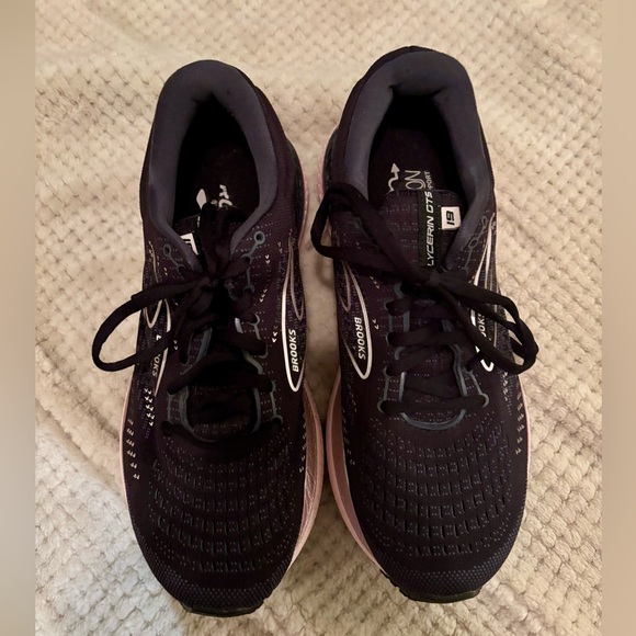 Brooks Women's Running Shoes Glycerin GTS 19 - Black and Pink - Athletic - Picture 4 of 7